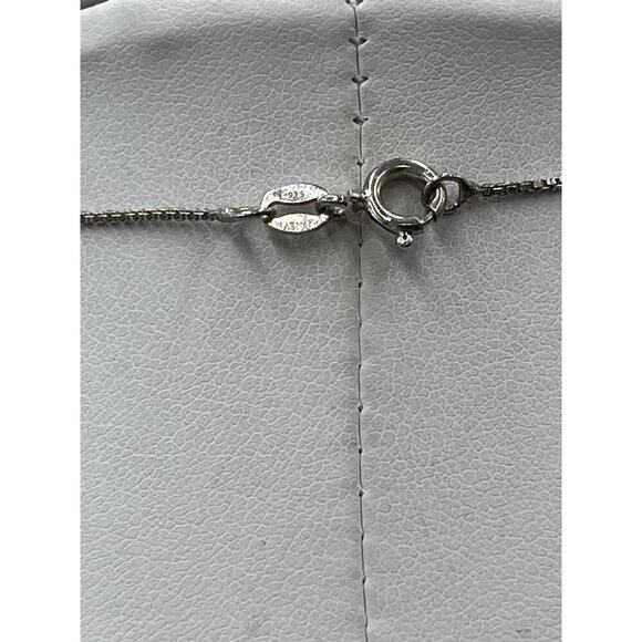 Sterling Silver Multi Color Gemstones Signed Cross Pendant Necklace Garnet Topaz - Picture 7 of 13